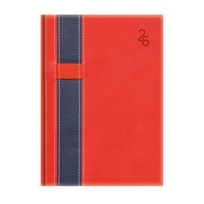 Naptár, tervező, B5, heti, TOPTIMER "Vario", piros-kék